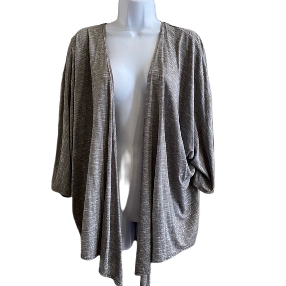 NEW! Gray dolman sleeve cardigan kimono M/L - Picture 2 of 5